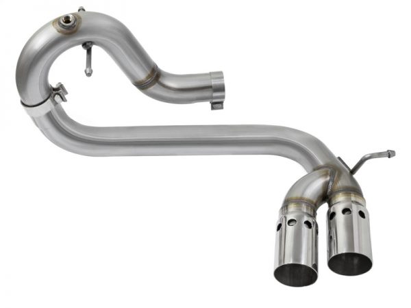 aFe Rebel Series DPF-Back 3in Side Exit SS Exhaust w/ IC Polished Tips 2016 GM Colorado/Canyon 2.8L - Image 5