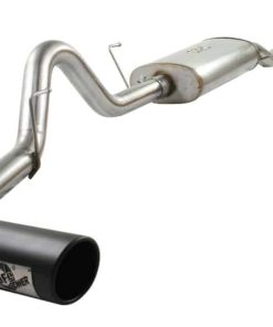 aFe MACHForce XP 3in 409SS Cat Back Exhaust w/ Black Tips for  09-10 Ford F-150 V8 4.6L/5.4L