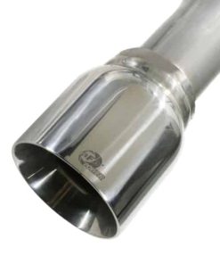 Alternative view of aFe MACHForce XP 3in-2.5in SS Exhaust Axle-Back 17-19 Audi A4 (B9) L4-2.0L (t) - Polished