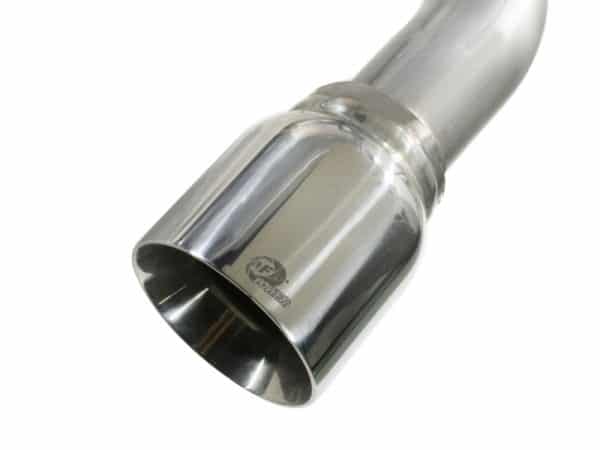 aFe MACHForce XP 3in-2.5in SS Exhaust Axle-Back 17-19 Audi A4 (B9) L4-2.0L (t) - Polished - Image 2