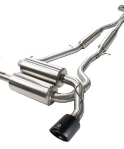 aFe Takeda 2-1/2 in 304 SS Cat-Back Exhaust System Infiniti G37 08-13/Q60 14-15 V6-3.7 w/ Black Tips