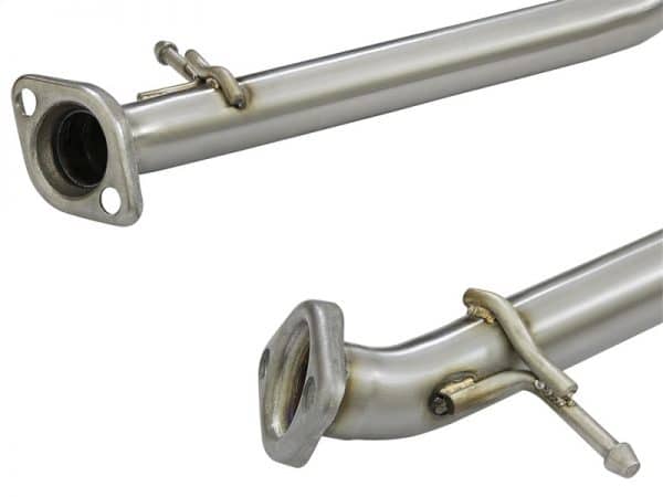 aFe Takeda 16-17 Lexus RC 200T 2.0L (t) 2in. SS Axle-Back Exhaust System w/Polished Blue Tips - Image 5