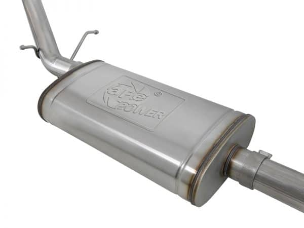 aFe Vulcan Series 3in 304SS Exhaust Cat-Back w/Blk Tip 2019 GM Silverado/Sierra 1500 V6-4.3L/V8-5.3L - Image 7