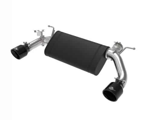 aFe MACHForce XP 3in to 2.5in 304 SS Axle-Back Exhaust w/ Black Tips 14-16 BMW M235i