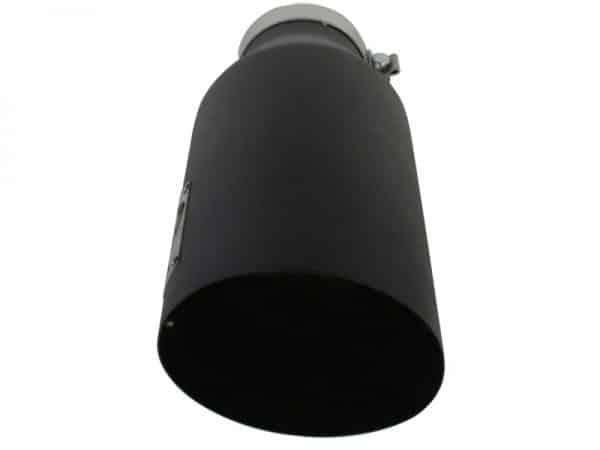 aFe MACHForce XP Exhausts Tips SS-304 EXH Tip 4In x 7Out x 18L Bolt-On (blk) - Image 4