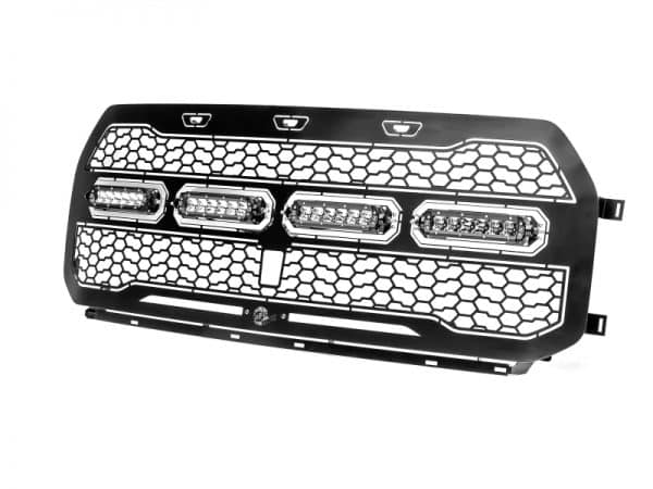 aFe 17-20 Ford Raptor w/ FFC Scorpion Grill w/ LEDs - Image 2
