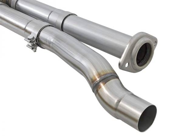 aFe MACHForce XP 3in 409-SS Exhaust Cat-Back 2017 Ford F-150 Raptor V6-3.5L (tt) w/ Black Tip - Image 7
