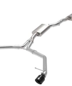 Alternative view of afe MACH Force-Xp 13-16 Audi Allroad L4 SS Cat-Back Exhaust w/Black Tips