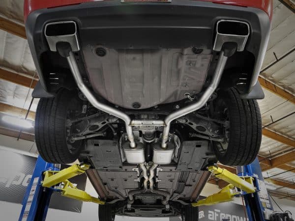 aFe MACH Force-Xp 2-1/2in 304 SS Cat-Back Exhaust 15-19 Dodge Challenger V6-3.6L - Raw Tip - Image 6