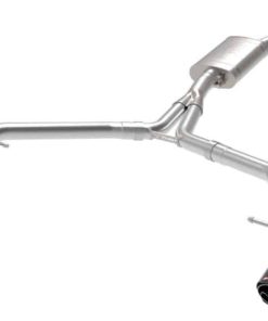 Alternative view of afe MACH Force-Xp 13-16 Audi Allroad L4 SS Axle-Back Exhaust w/ Carbon Tips