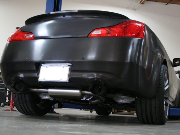 aFe Takeda 2-1/2 in 304 SS Cat-Back Exhaust System Infiniti G37 08-13/Q60 14-15 V6-3.7 w/ Black Tips - Image 4