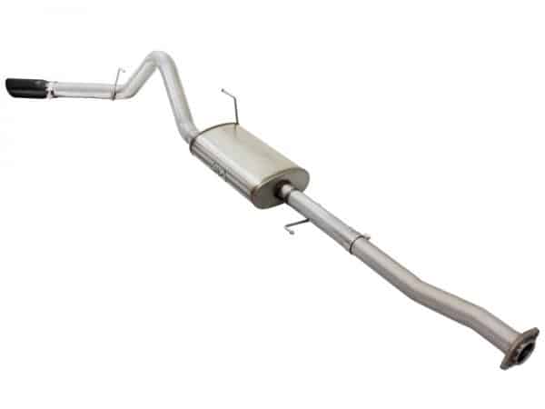 aFe MACHForce XP Exhaust 3in-3.5in SS Single Side Exit CB w/ Black Tips 15 Ford F150 V8 5.0L CC/SB - Image 6