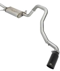 aFe MACHForce XP 2-1/2in SS-304 Cat-Back Exhausts w/ Black Tip 02-16 Nissan Patrol (Y61) I6-4.8L