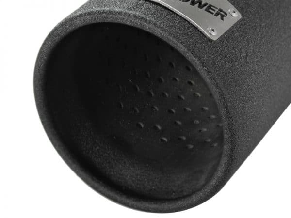 aFe MACHForce XP Exhausts Tips SS-304 EXH Tip 3in x 4Out x 12L Bolt-On (blk) - Image 3