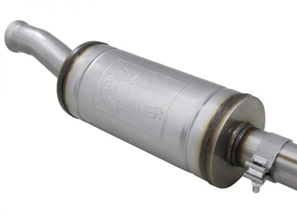aFe MACH Force-Xp 2.5in 409SS Axle-Back Hi-Tuck Exh Sys w/ Pol Tip 18-20 Jeep Wrangler (JL) V6 3.6L - Image 3