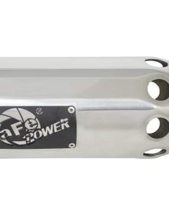 aFe Power Intercooled Tip Stainless Steel - Polished 4in In x 5in Out x 12in L Clamp On