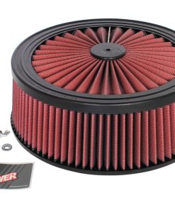 aFe MagnumFLOW Air Filters Round Racing P5R A/F TOP Racer 14D x 5H (Blk/Red)