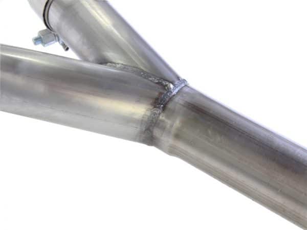 aFe MACHForce XP 05-09 Ford Mustang V6 4.0L 2-1/2in. 409 SS Cat-Back Exhaust - Image 4