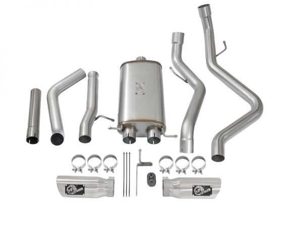 aFe MACH Force-Xp 3in CB SS Dual Exhaust w/Polished Tips 09-16 GM Silverado/Sierra 4.3L/4.8L/5.3L - Image 8