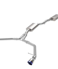 afe MACH Force-Xp 13-16 Audi Allroad L4 SS Cat-Back Exhaust w/ Blue Flame Tips