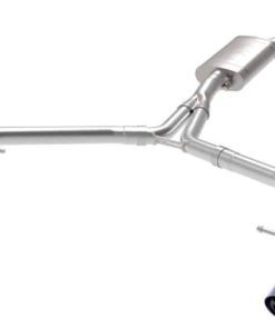 Alternative view of afe MACH Force-Xp 13-16 Audi Allroad L4 SS Axle-Back Exhaust w/ Blue Flame Tips