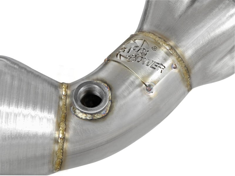 aFe 12-17 Toyota 86 / FRS / BRZ Twisted Steel 304 Stainless Steel Long Tube Header w/ Cat - Image 8