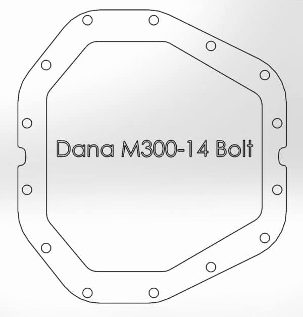 aFe Power Rear Diff Cover Raw Finish 2017 Ford F-350/F-450 V8 6.7L (td) Dana M300-14 (Dually) - Image 4