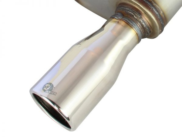 aFe Axle-Back Exhaust 2.5in 409SS w/Polished Tip 05-09 Ford Mustang V6 4.0L - Image 6