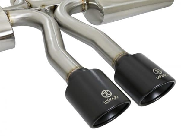 aFe Takeda 3in 304 SS Cat-Back Exhaust System w/ Black Tips 2017+ Honda Civic Si (4dr) I4 1.5L (t) - Image 5