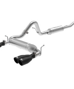 aFe Vulcan Series 2.5in 304SS Cat-Back Exhaust 07-18 Jeep Wrangler (JK) V6-3.6/3.8L w/ Black Tips