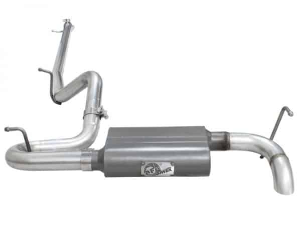 aFe Scorpion 2-1/2in Alum Steel Cat-Back Hi-Tuck 07-18 Jeep Wrangler (JK) V6 (Fits 4 Dr Model Only) - Image 4