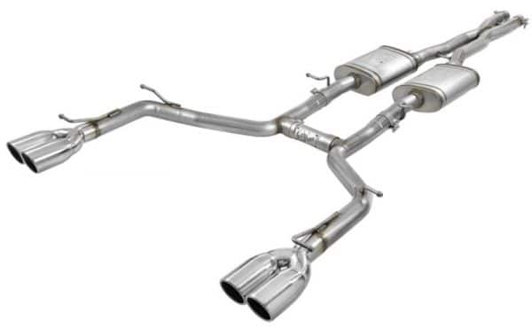aFe MACH Force-Xp 2-1/2in 304 SS Cat-Back Exhaust 15-19 Dodge Challenger V6-3.6L - Polished Tip - Image 7