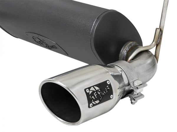 Rebel Series 2.5in 304 SS Cat-Back Exhaust w/ Polished Tips 2018+ Jeep Wrangler (JL) V6 3.6L - Image 7