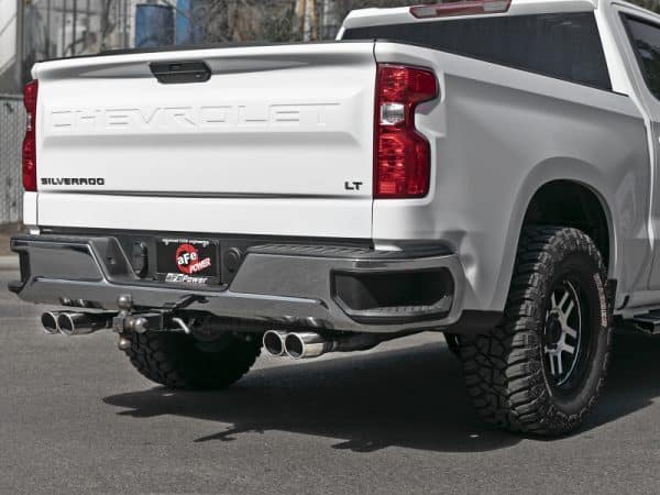 aFe Vulcan Series 3in-2-1/2in 304 SS Cat-Back 2019 GM Silverado 1500 V8-5.3L w/ Polished Tips - Image 9