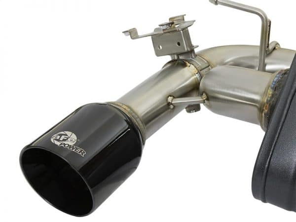 aFe MACHForce XP 16-17 BMW 340i/iX 440i/iX L6-3.0L (t) SS Axle-Back Exhaust w/Black Tip - Image 4