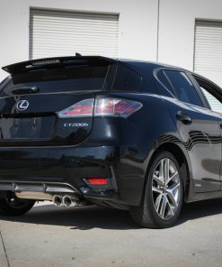 Alternative view of aFe POWER Takeda 2in to 2-1 304 SS Cat-Back Exhaust w/ Polished Tips 11-17 Lexus CT200h 1.8L