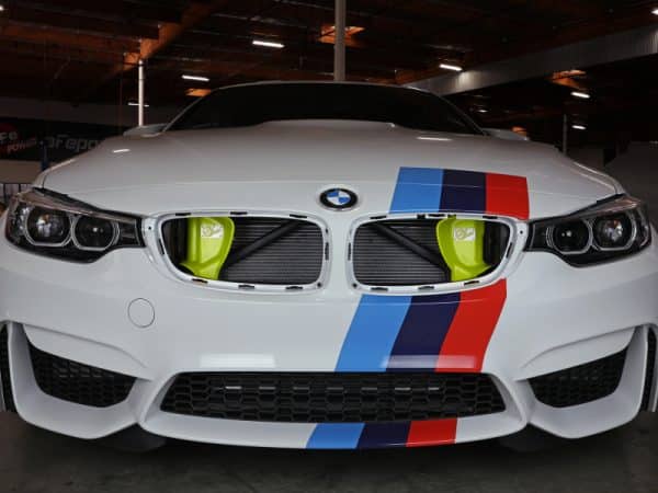 aFe Magnum FORCE Dynamic Air Scoop 15-18 BMW M3/15-20 M4 - Yellow - Image 6