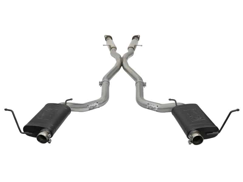aFe MACHForce XP 12-17 Jeep Grand Cherokee WK2 SRT8 V8-6.4L 304SS Cat-Back Exhaust System - Image 4