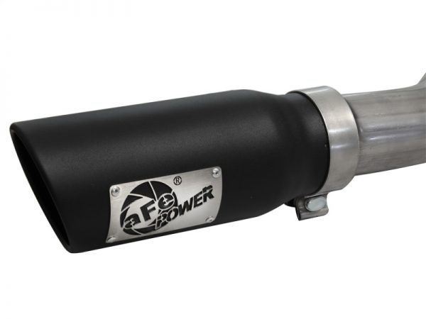 aFe MACHForce XP Exhaust 3in SS Dual Side Exit CB w/ Black Tips 11-14 Ford F150 EcoBoost V6-3.5L TT - Image 6