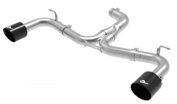 aFe 18-20 VW GTI (MK7.5) 2.0L MACH Force-Xp 3in to 2.5in 304 SS Axle-Back Exhaust System-Black Tips - Image 8
