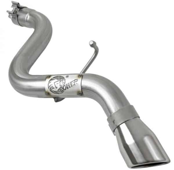 aFe MACH Force-Xp Axle-Back Exhaust System w/Polished Tip 18-20 Jeep Wrangler L4-2.0T / V6-3.6L - Image 8