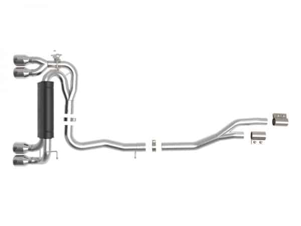 aFe MACHForce XP Exhausts Cat-Back SS 19-21 BMW M2 Competition L6-3.0L w/Polished Tips - Image 4