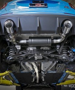 Alternative view of aFe Takeda 3in 304 SS Cat-Back Exhaust w/ Polished Tip 16-18 Ford Focus RS 2.3L (t)