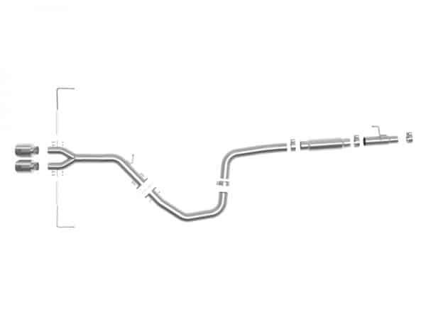 aFe Takeda Exhaust Cat-Back 19-20 Hyundai Veloster 304SS Polished Dual Tips Exhaust - Image 2