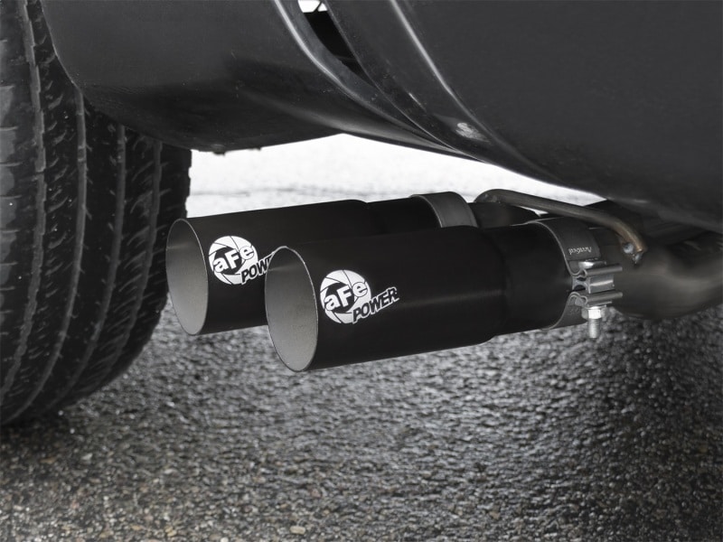 aFe Rebel Series 3in 409 SS Cat-Back Exhaust w/ Black Tips 04-15 Nissan Titan V8 5.6L - Image 3