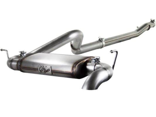 Alternative view of aFe MACHForce XP Exhausts Cat-Back/Hi Tuck SS-409 EXH CB/HT Jeep Wrangler 2 Dr 2012 V6-3.6L