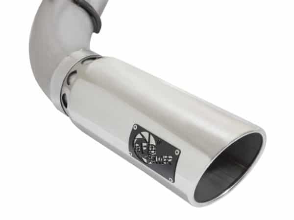 aFe Atlas Exhaust 5in DPF-Back Exhaust Aluminized Steel 2016 Nissan Titan XD V8-5.0L w/ Polished Tip - Image 3