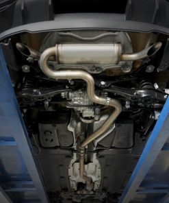 Alternative view of aFe Power 19-21 Audi Q3 F3 L4-2.0L (t) MACH Force-Xp 3 IN to 2-1/2in SS Cat-Back Exhaust System