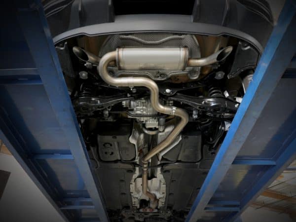aFe Power 19-21 Audi Q3 F3 L4-2.0L (t) MACH Force-Xp 3 IN to 2-1/2in SS Cat-Back Exhaust System - Image 2