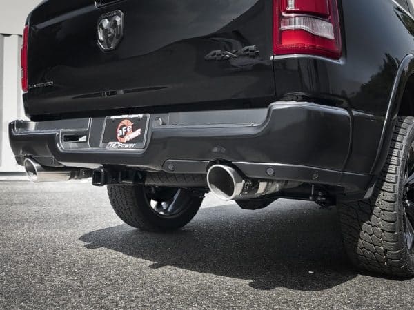 aFe MACH Force-XP 4-1/2in Steel OE Replacement Exhaust Tips - 2021+ Dodge Ram (5.7L V8) - Polished - Image 2